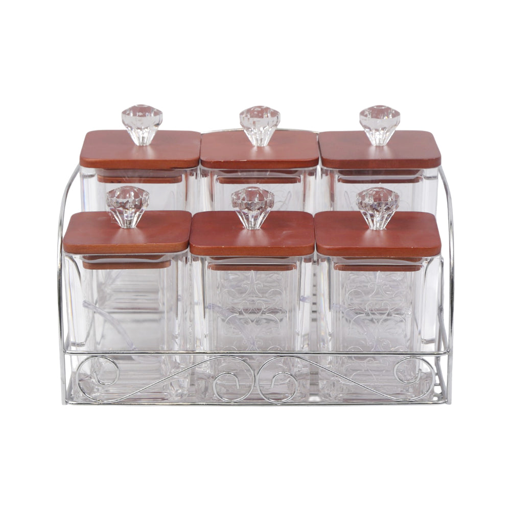 SPICE SET 6PC SQUARE 6406BW MS