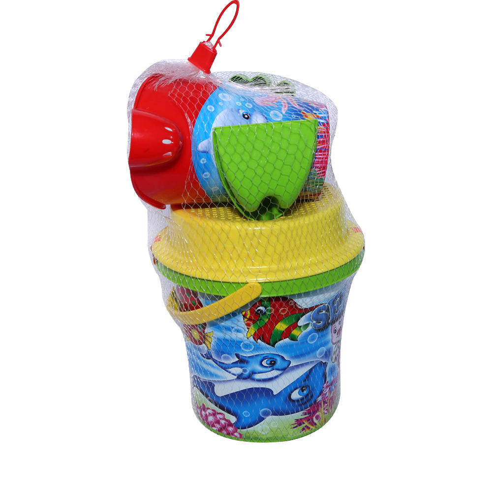 Ds-1807 Delux Beach Bucket Set Asst Akdm