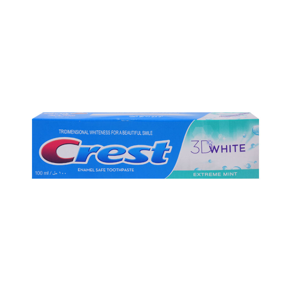 CREST TOOTH PASTE 3D EXTREME MINT WHITE 100 ML