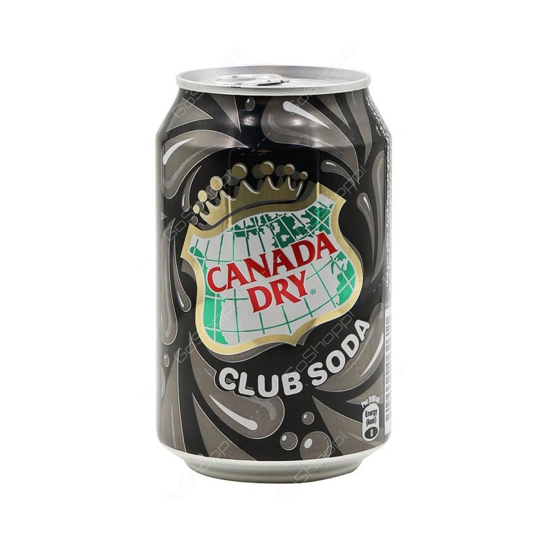 CANADA DRY CLUB SODA DRINK TIN 300 ML