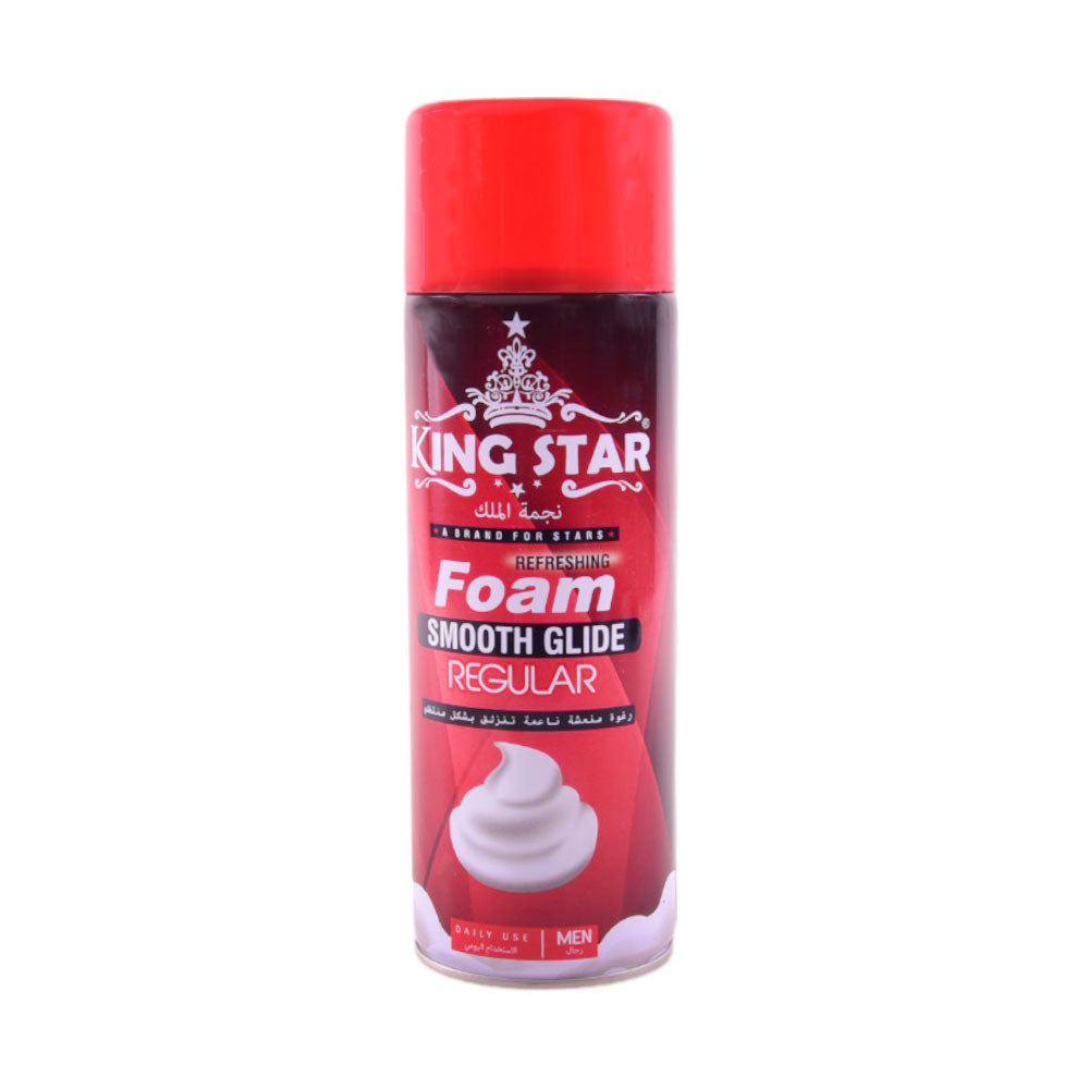 KING STAR SHAVING FOAM REGULAR DAILY USE 400 ML