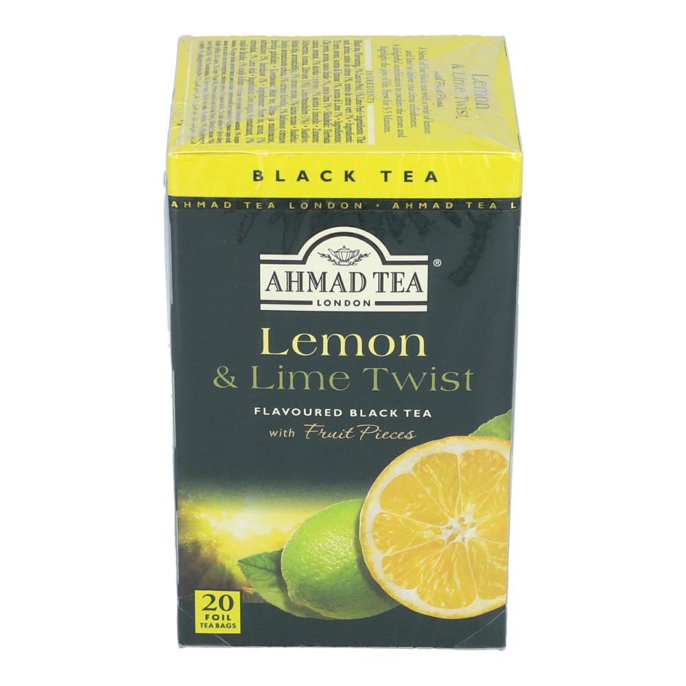 Ahmad Tea At697e Aluminium Enveloped Fruity Teabags Lemon &
