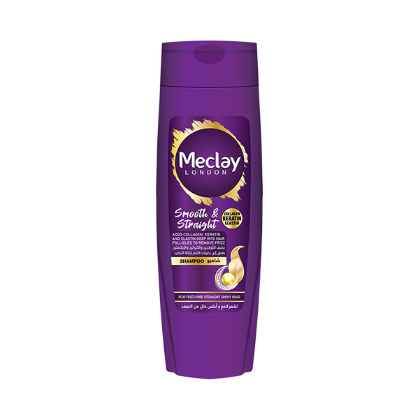 MECLAY LONDON SMOOTH & STRAIGHT SHAMPOO 185ML