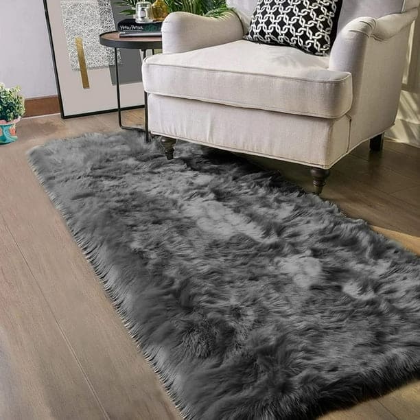 ORIENTAL FUR RUG 2X6