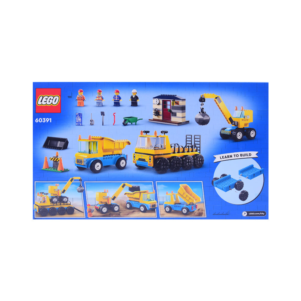 60391 Lego City Construction Trucks and Wrecking Blocks