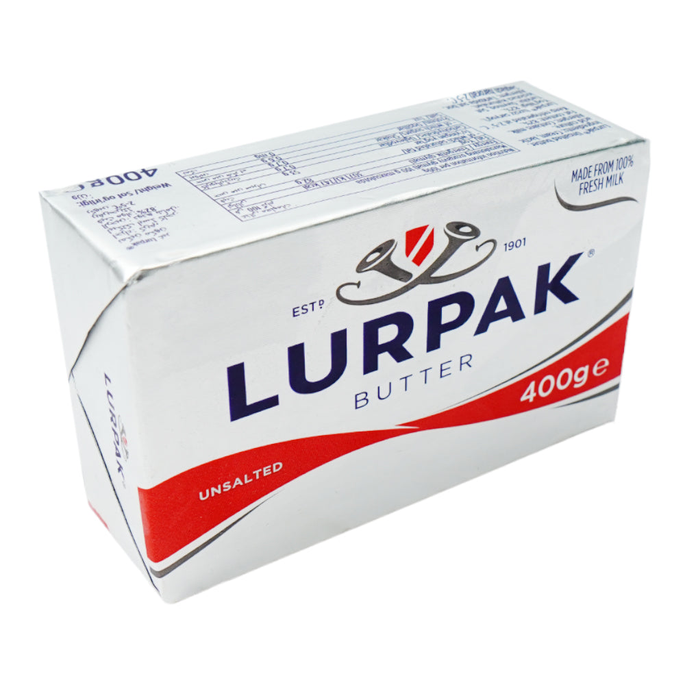 LURPAK BUTTER UNSALTED 400 GM