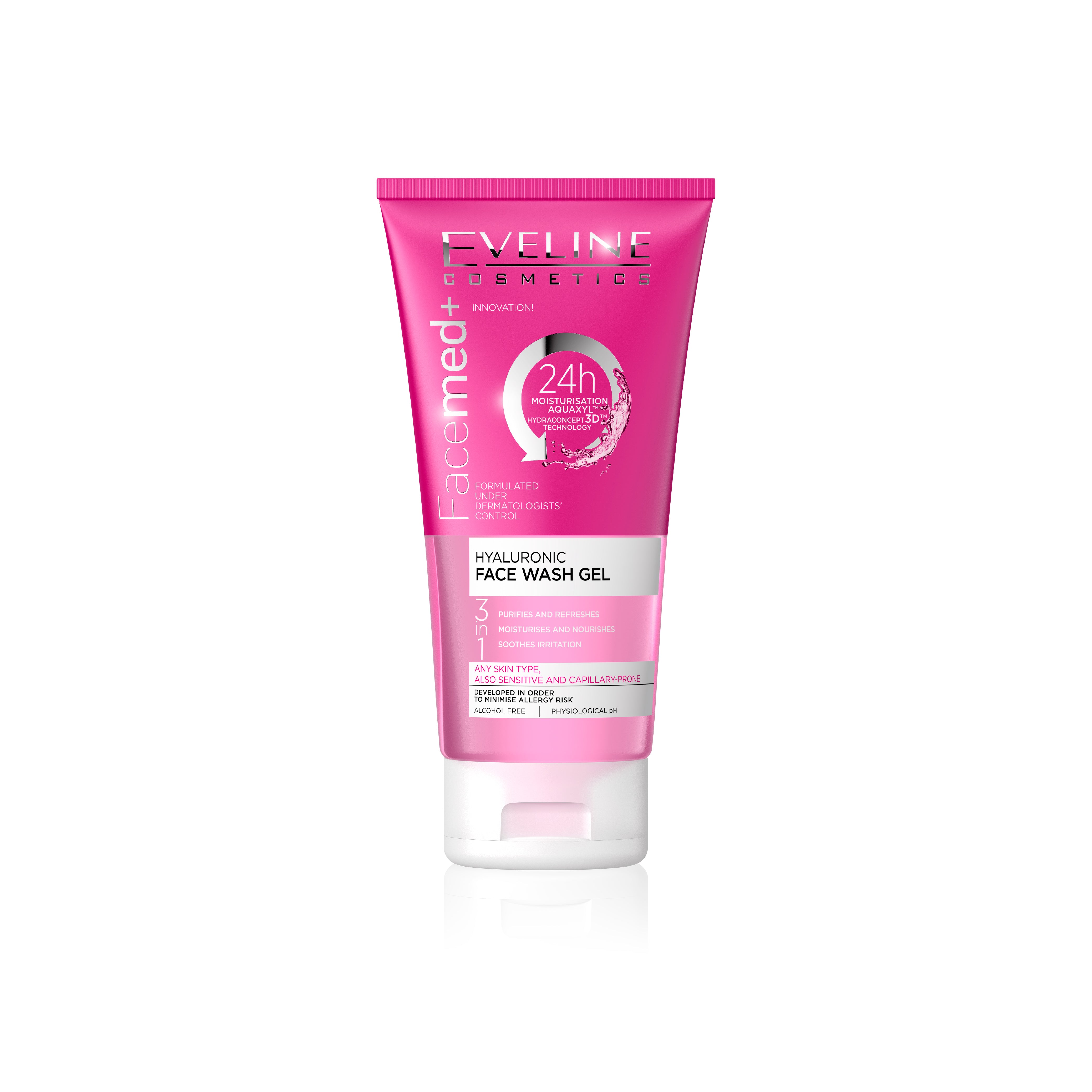 EVELINE FACEMED HYALURONIC FACE WASH GEL 150ML