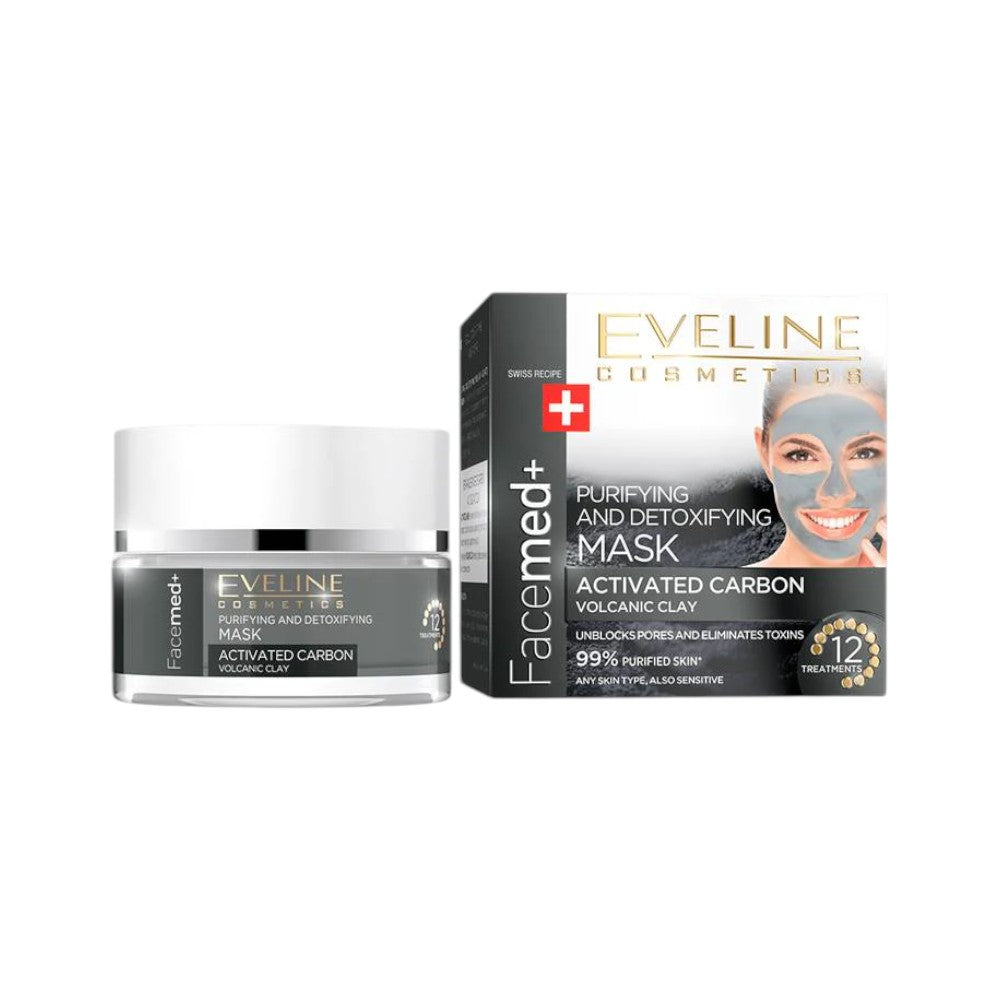 EVELINE PURIFYING FACEMED VOLCANIC CLAY MASK 3 IN 1 5ML