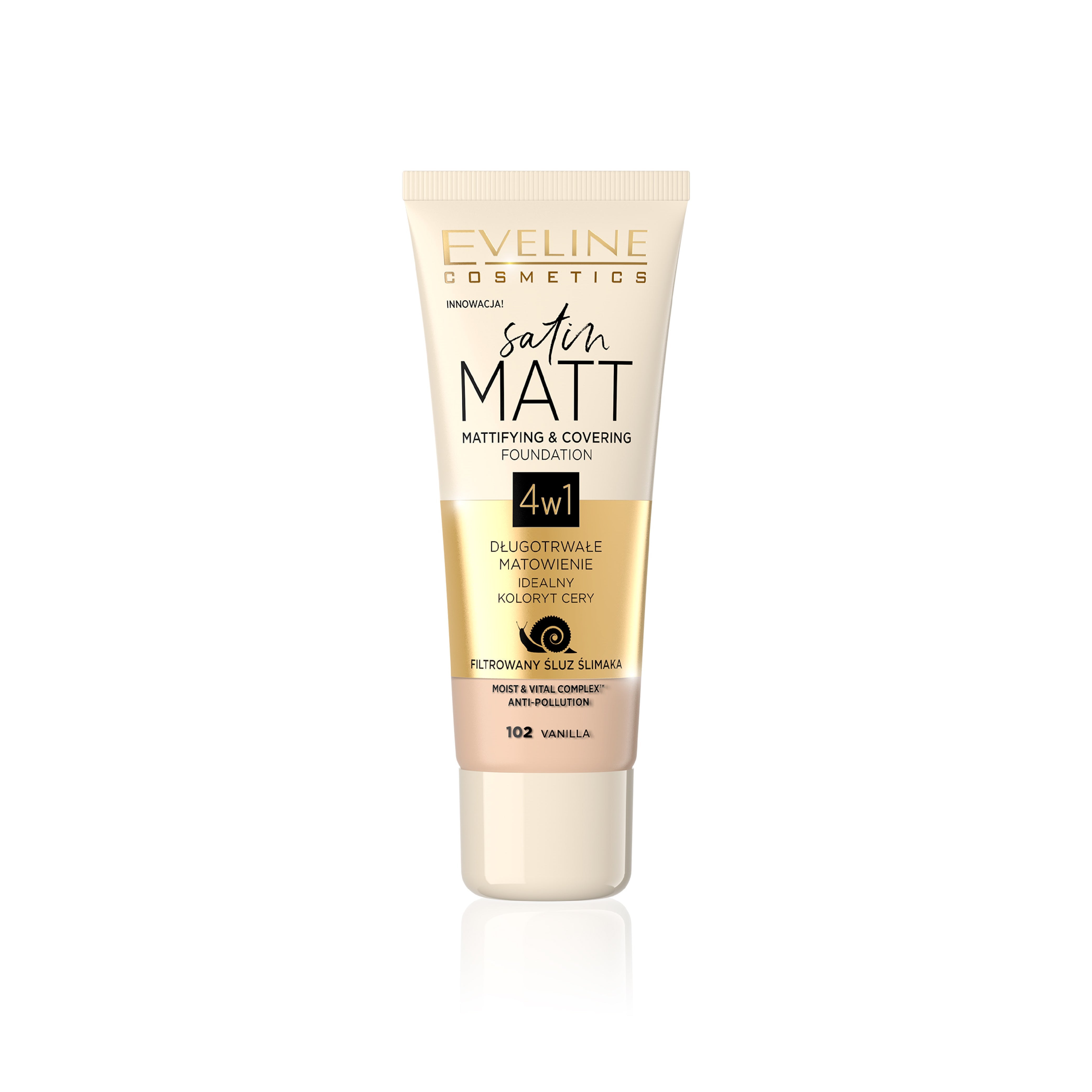 EVELINE SATIN MATT MATTIFYING & COVERING FOUNDATION