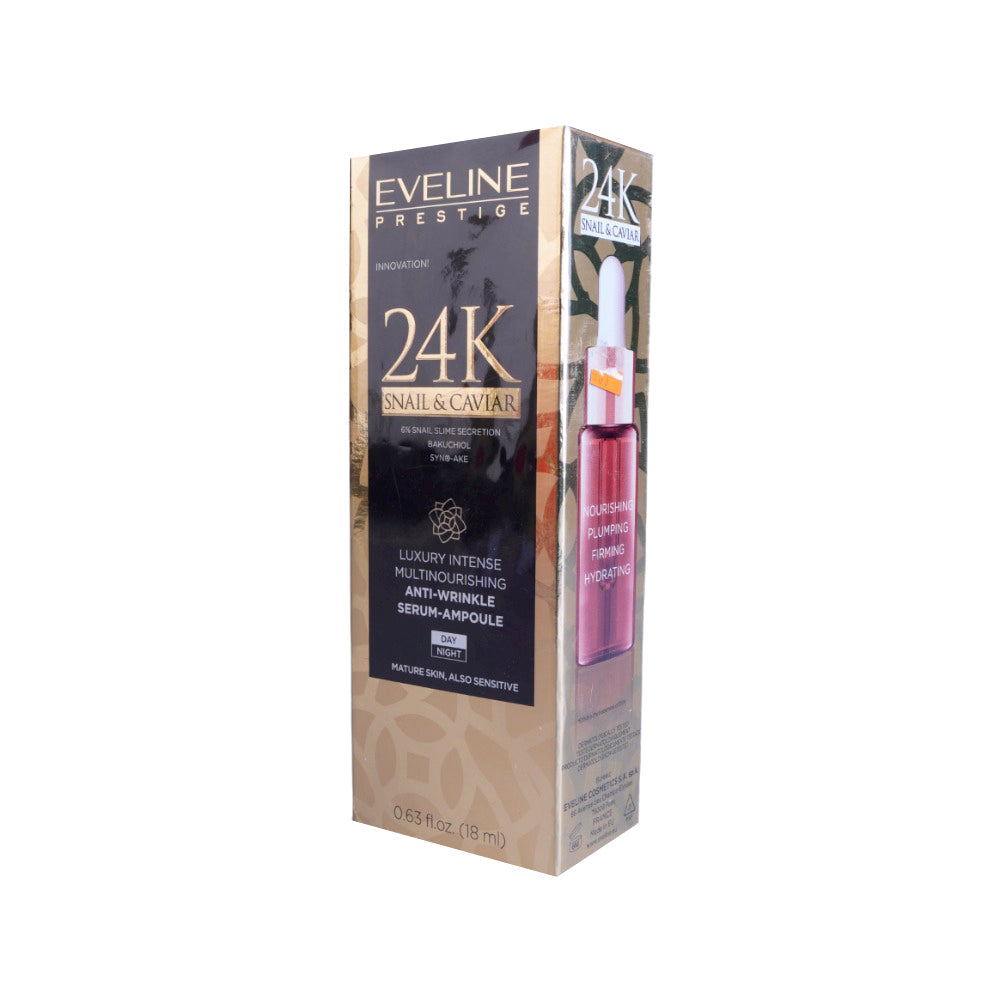 EVELINE PRESTIGE 24K SNAIL & CAVIER SERUM AMPULE 18 ML