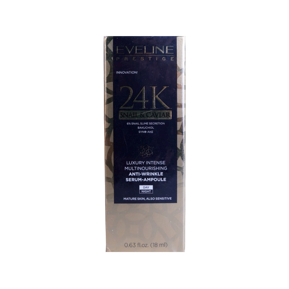 EVELINE PRESTIGE 24K SNAIL & CAVIER SERUM AMPULE 18 ML