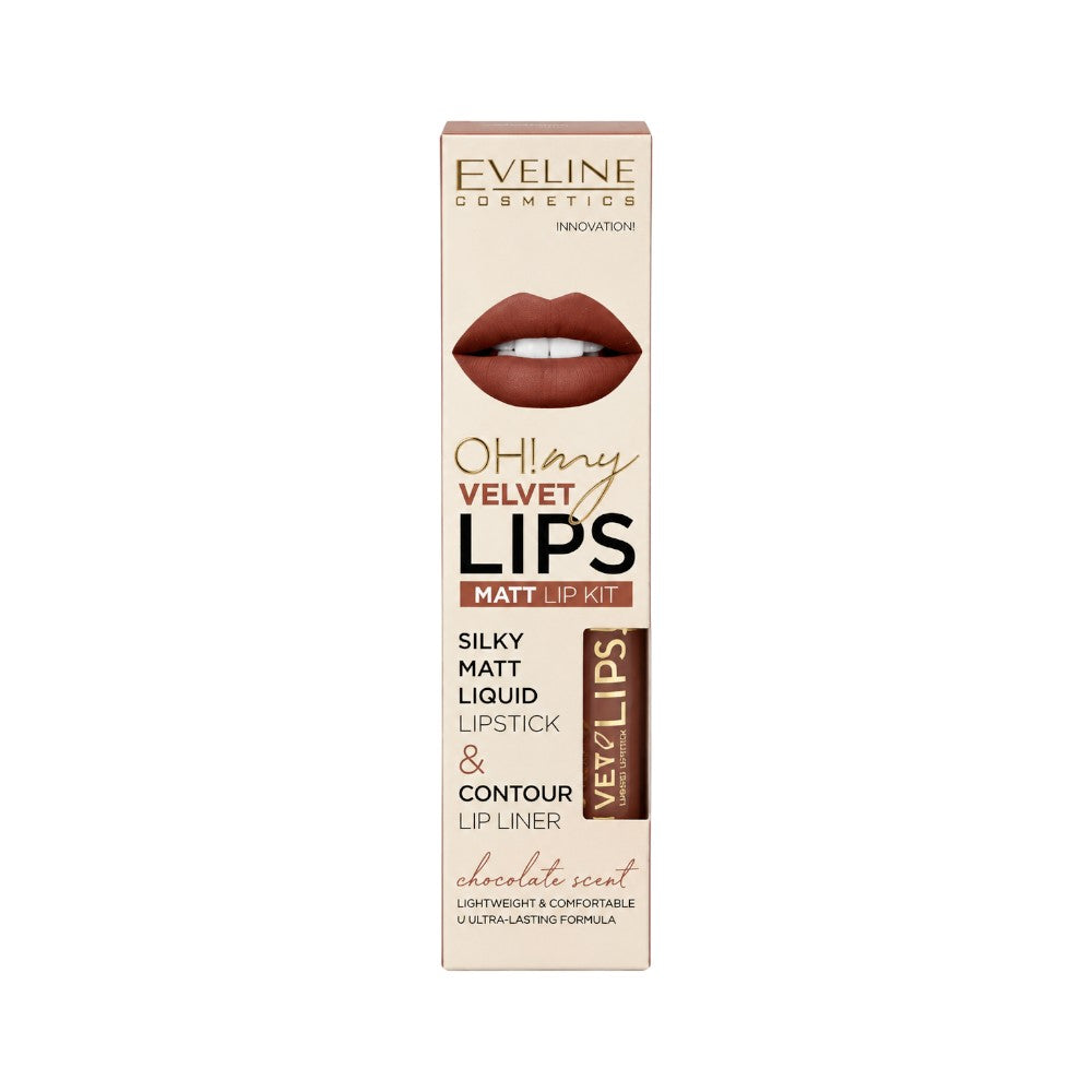 EVELINE OH MY LIPS LIQUID MATT LIPSTICK&LIP LINER NO. 11 COO
