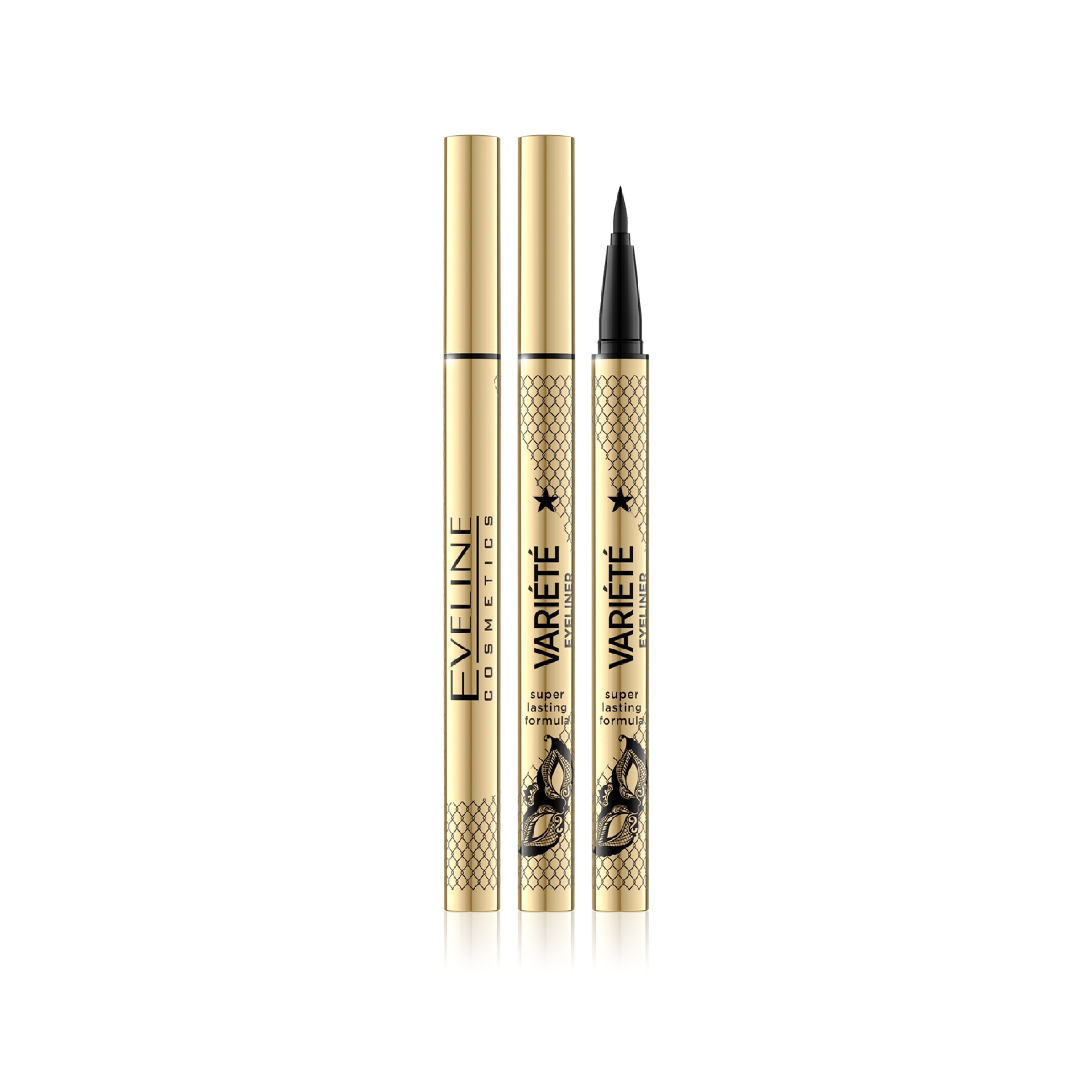 EVELINE WATERPOOF EYELINER VARIETE ULTRA BLACK
