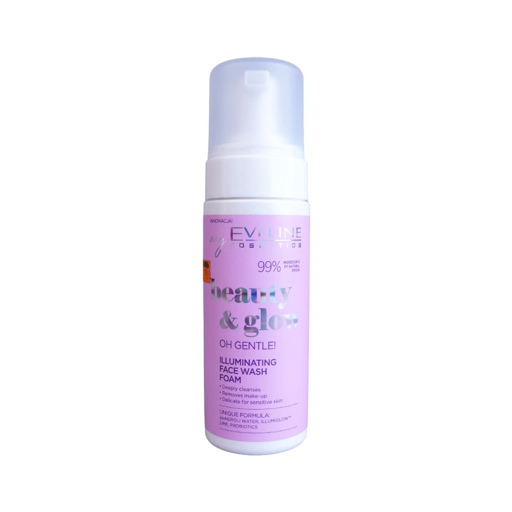 EVELINE BEAUTY & GLOW ILLUMINATING FACE WASH FOAM 150 ML