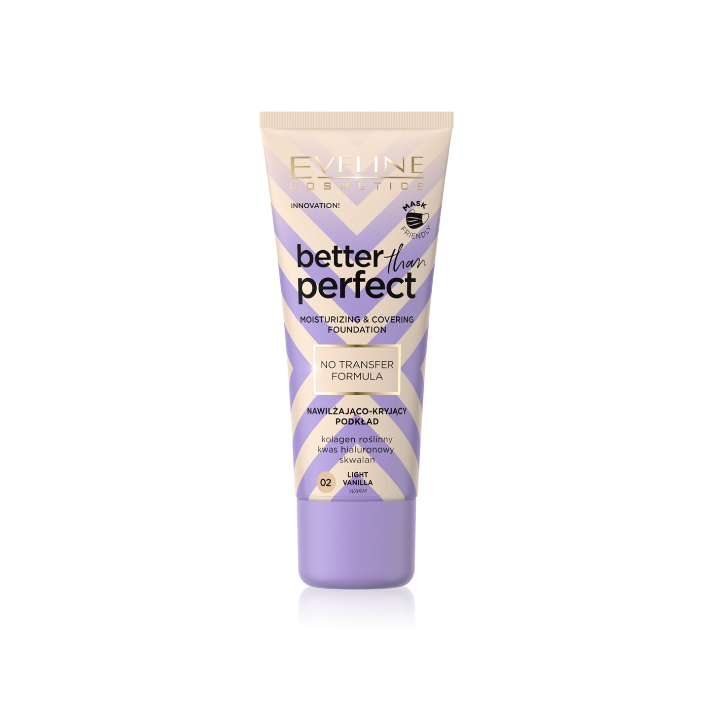 EVELINE BETTER THAN PERFECT FOUNDATION 02 LIGHT VANILLA
