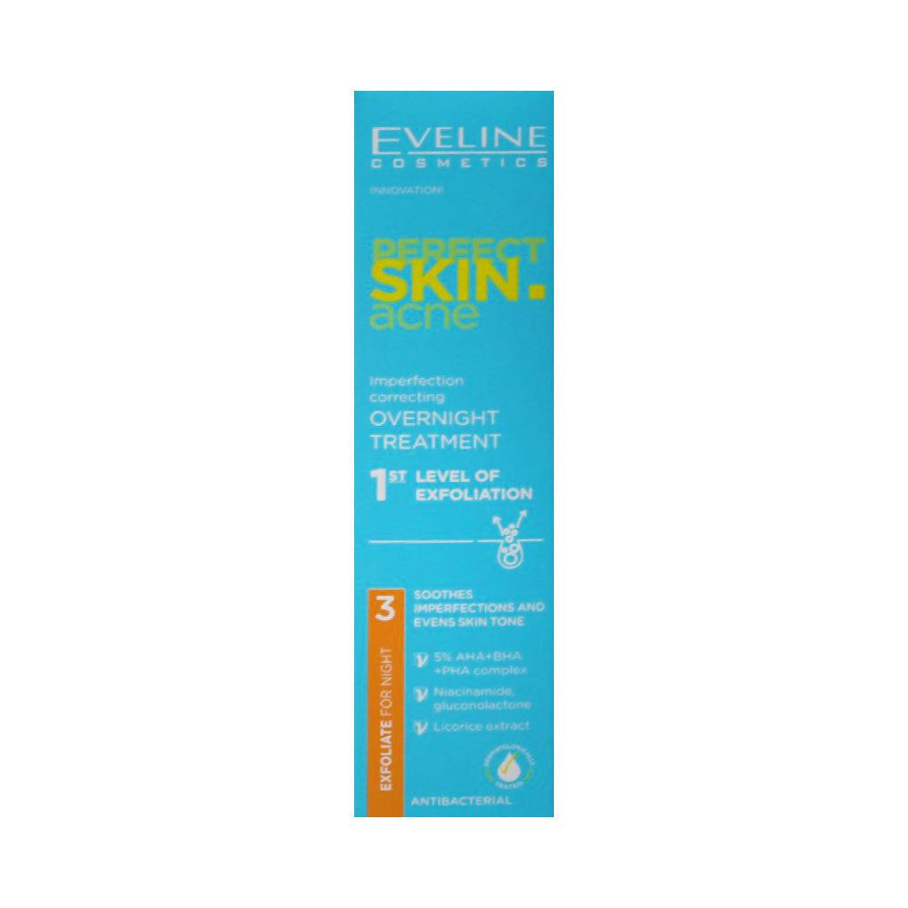 EVELINE PERFECT SKIN ACNE OVERNIGHT TREATMENT 5% 1ST LEVEL
