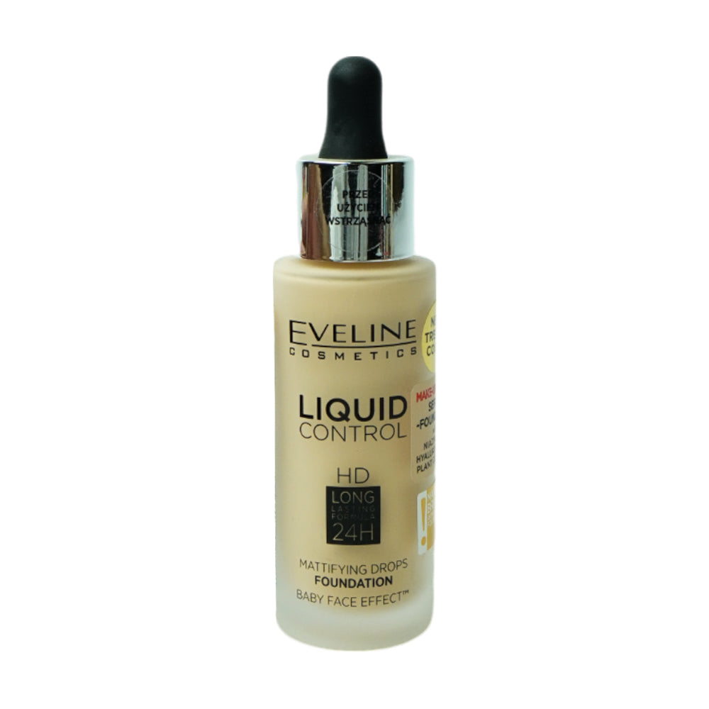EVELINE LIQUID CONTROL SERUM FOUNDATION WITH NIACINAMIDE  #