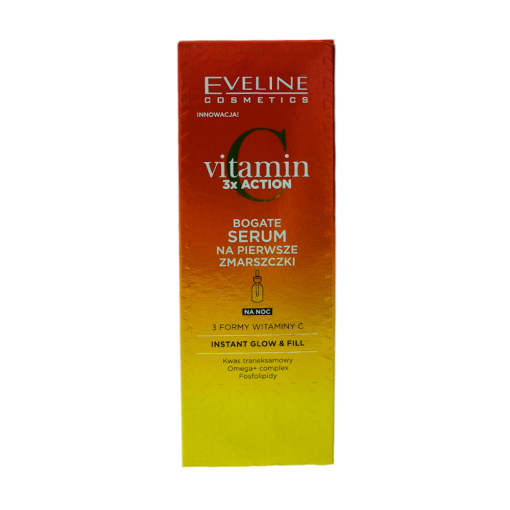 EVELINE VITA C 3 X ACTION RICH SERUM AGAINST FIRST WRINKLES