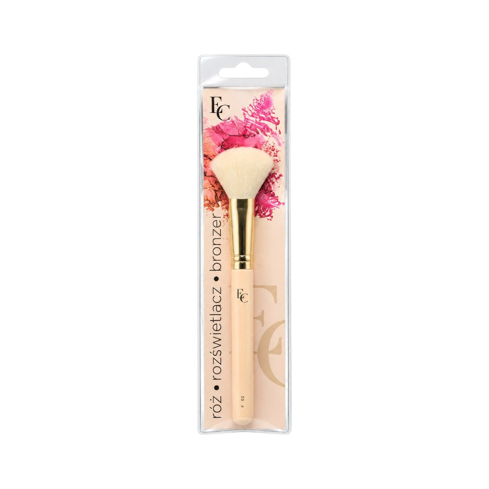 EVELINE MAKE UP BRUSH FACIAL CONTOUR MODELING FAKE GOAT # F