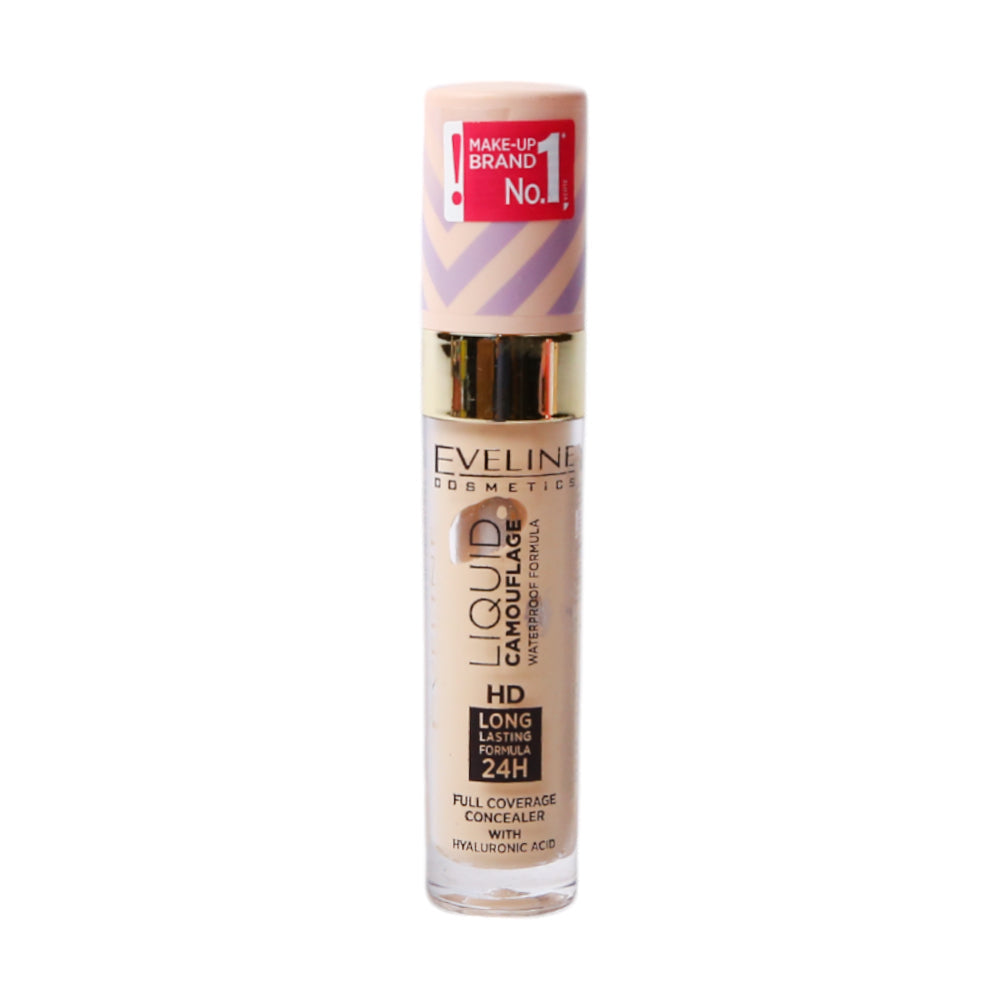 EVELINE LIQUID CAMOUFLAGE HD LONG LASTING 2.5 LIGHT PEACH 7M