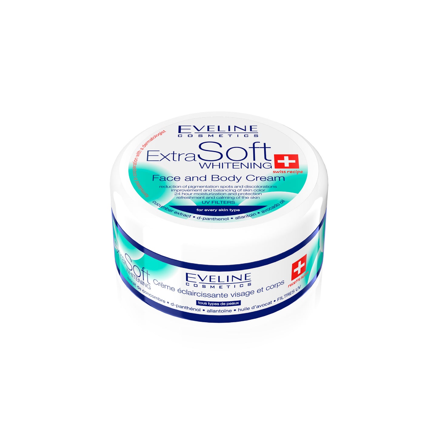 EVELINE FACE & BODY EXTRA SOFT WHITENING CREAM 200 ML