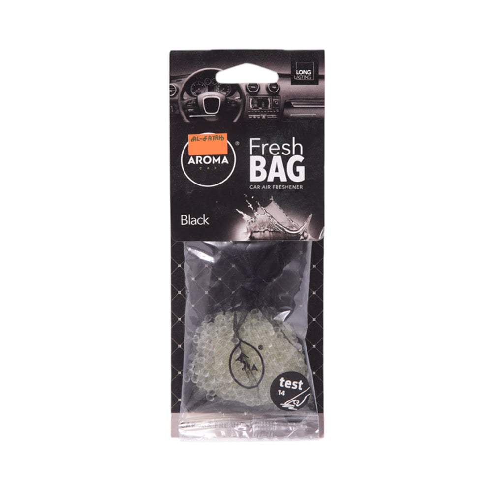 AROMA CAR PREMIUM FRESH BAG AIR FRESHENER BLACK