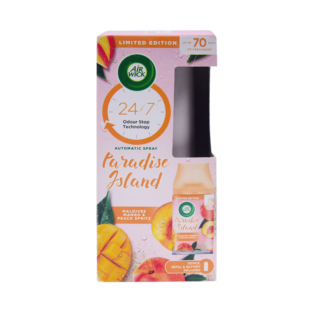 AIR WICK AIR FRESHNER WITH MACHINE PARADISE ISLAND 250 ML
