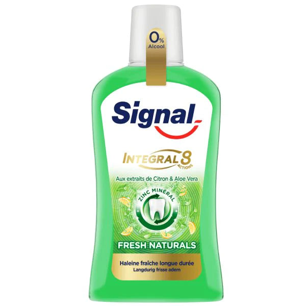 SIGNAL MOUTH WASH CITRON & ALOE VERA FRESH NATURALS 500 ML