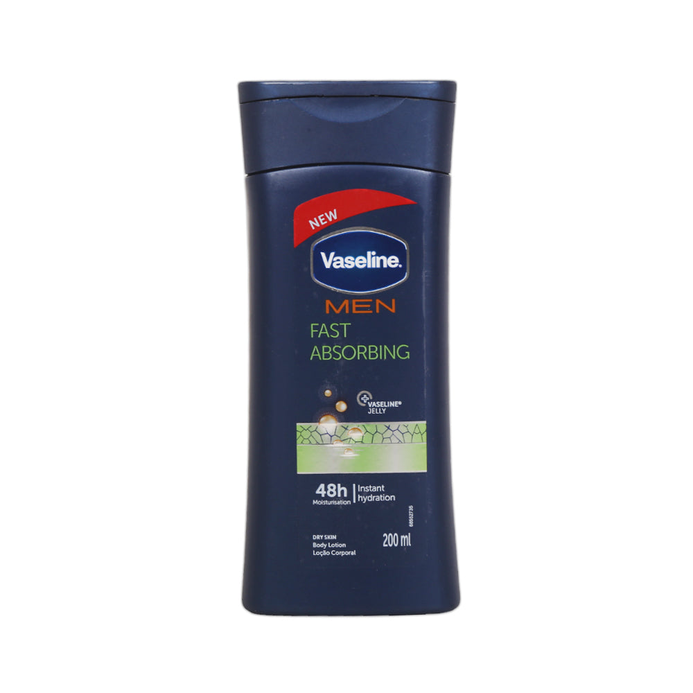 VASELINE MEN BODY LOTION FAST ABSORBING  200 ML