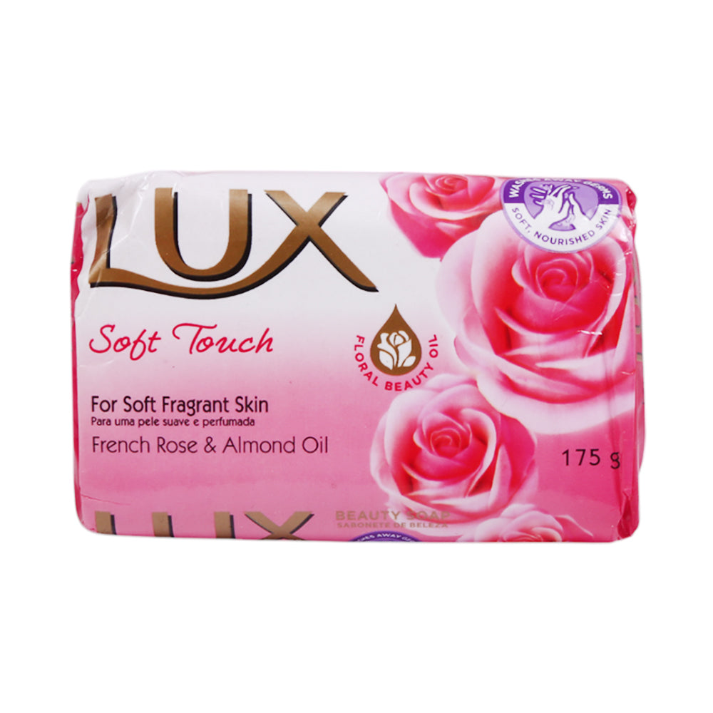 LUX SOAP SOFT FRENCH ROSE & ALMOND OIL 175 GM