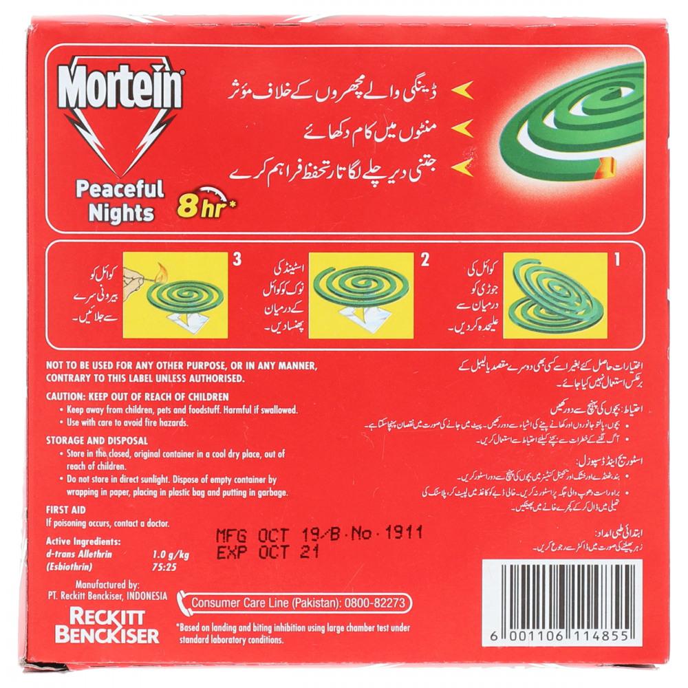 MORTEIN MOSQUITO COIL PEACEFUL NIGHTS 8HR