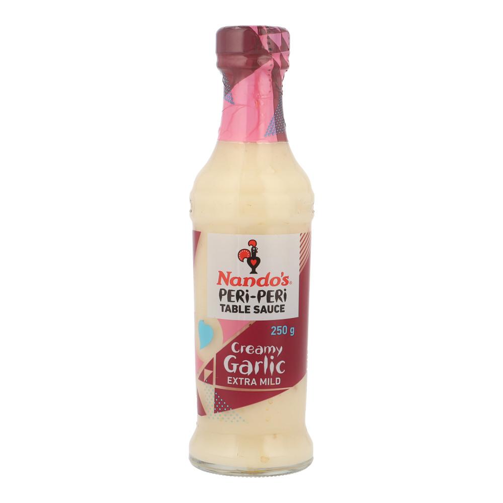 NANDOS PERI PERI SAUCE CREAMY GARLIC X-MILD 250 GM – Al-Fatah