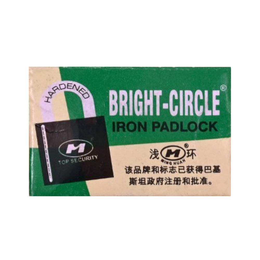 BRIGHT-CIRCLE IRON PADLOCK 20 MM