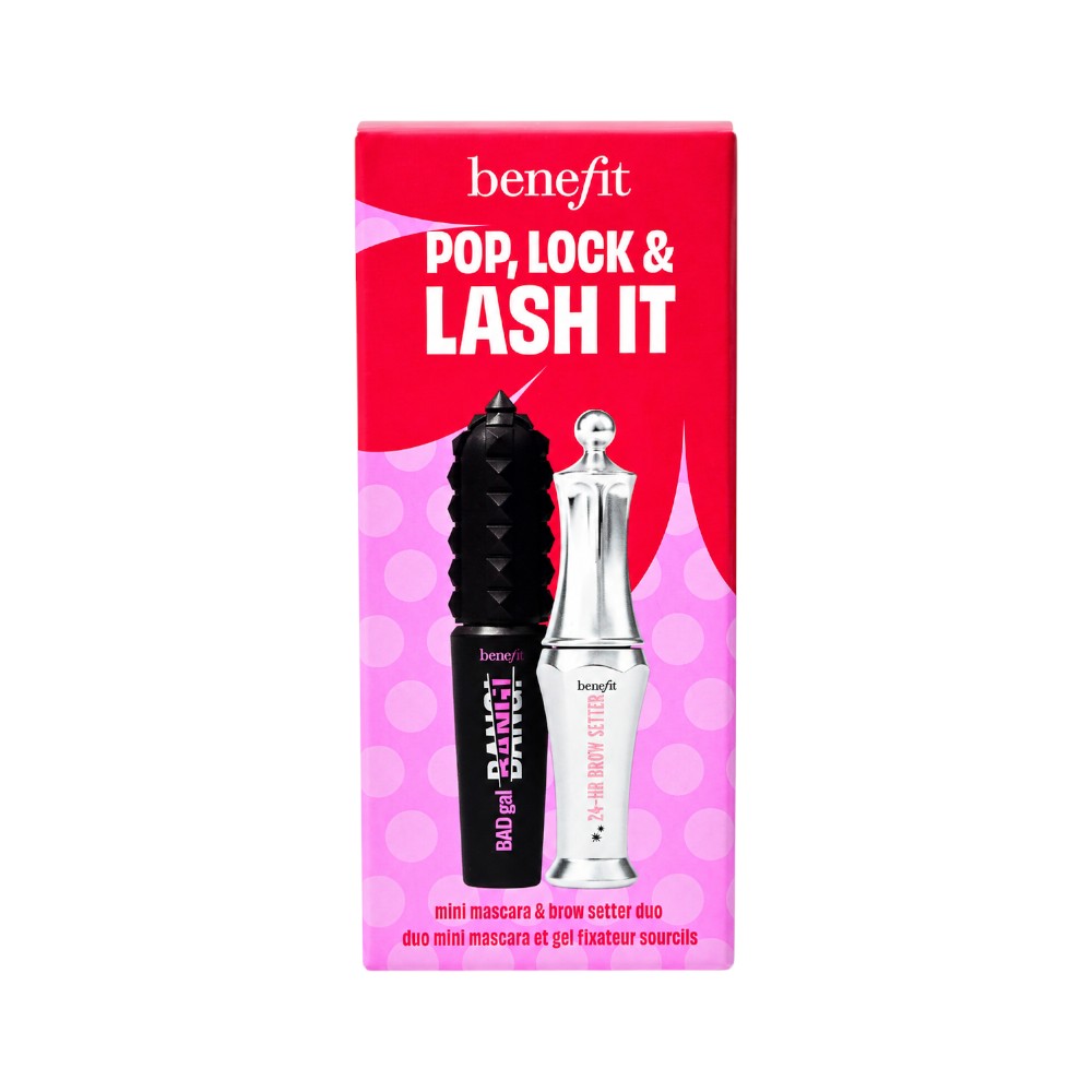 BENEFIT POP LOCK & MINNI MASCARA BROW GEL PACK OF 2