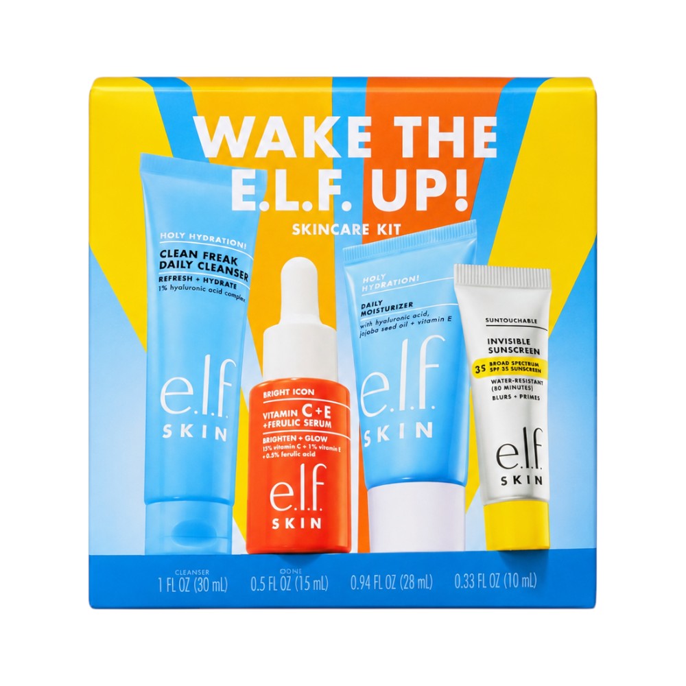 ELF WAKE THE ELF SKIN CARE 4PC KIT