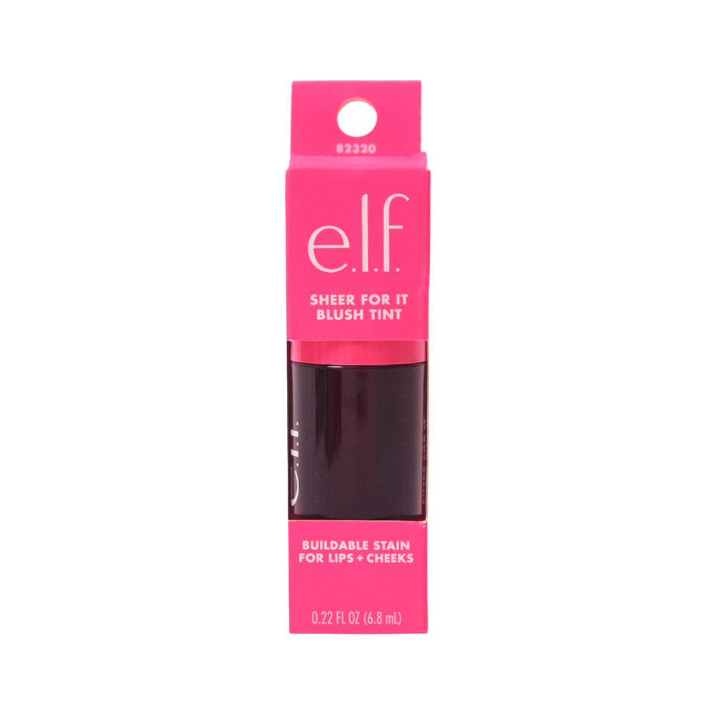 ELF SHEER5 FOR IT BLUSH TINT LEFT ON RED