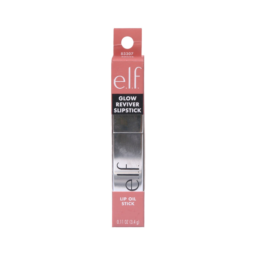 E.L.F GLOW REVIVER SLIPSTICK LIP OIL - ROSE LATTE 3.4G