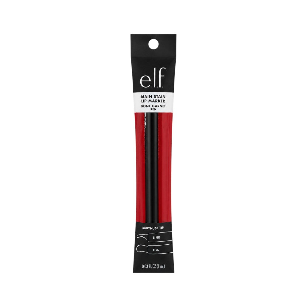 ELF MIAIN STAIN LIP MARKER GONE GARNET RED 1ML