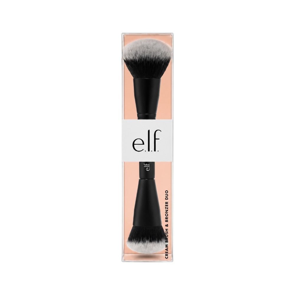 ELF CREAM BLUSH & BRONZER DUO BRUSH