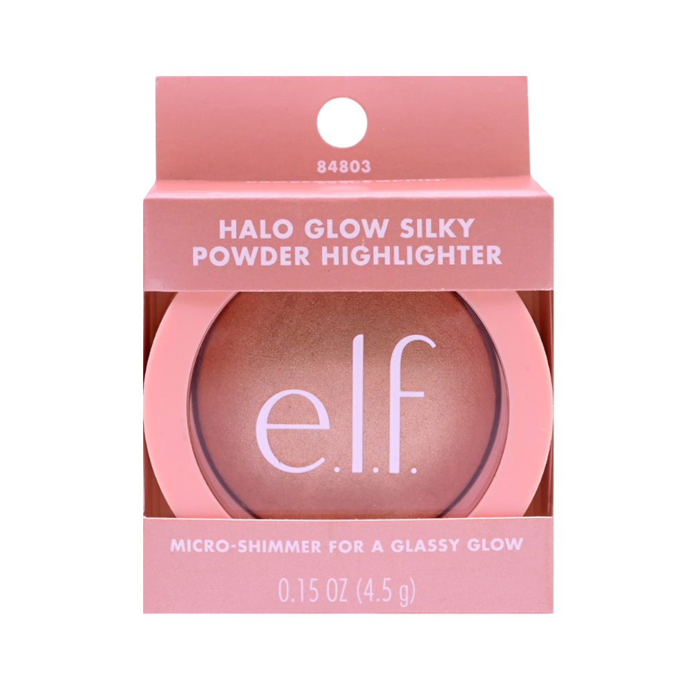 ELF HALO GLOW SILKY POWDER HIGHLIGHTER - PROSECCO POPPIN 4.5