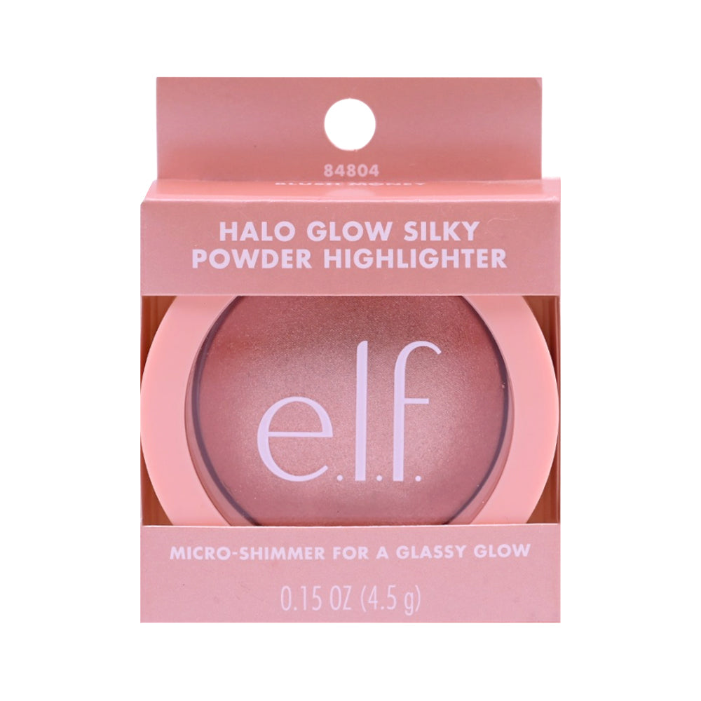 ELF HALO GLOW SILKY POWDER HIGHLIGHTER -BLUSH 4.5 G