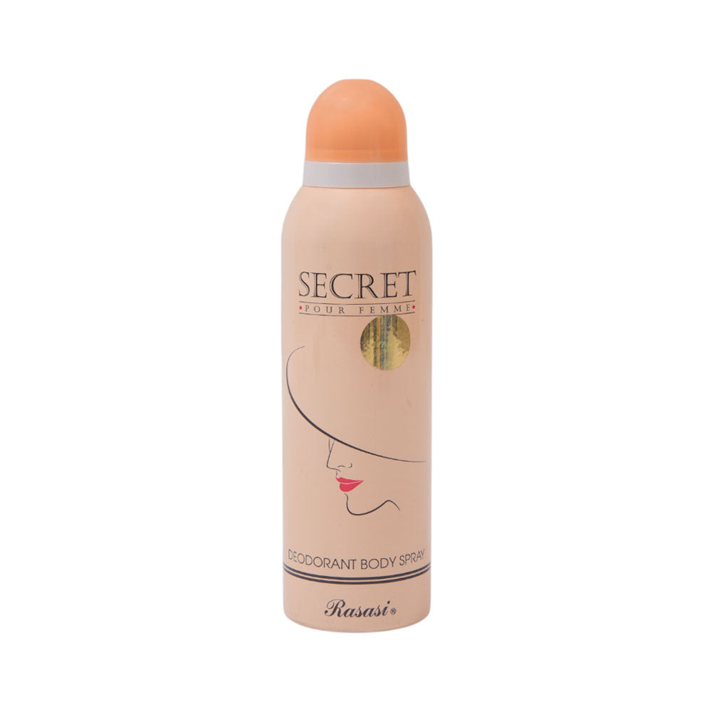 RASASI DEODORANT SECRET 200 ML