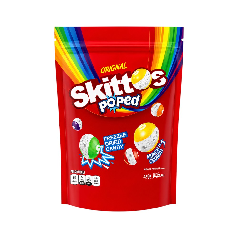 SKITTOS POPED CANDY REGULAR 70 GM