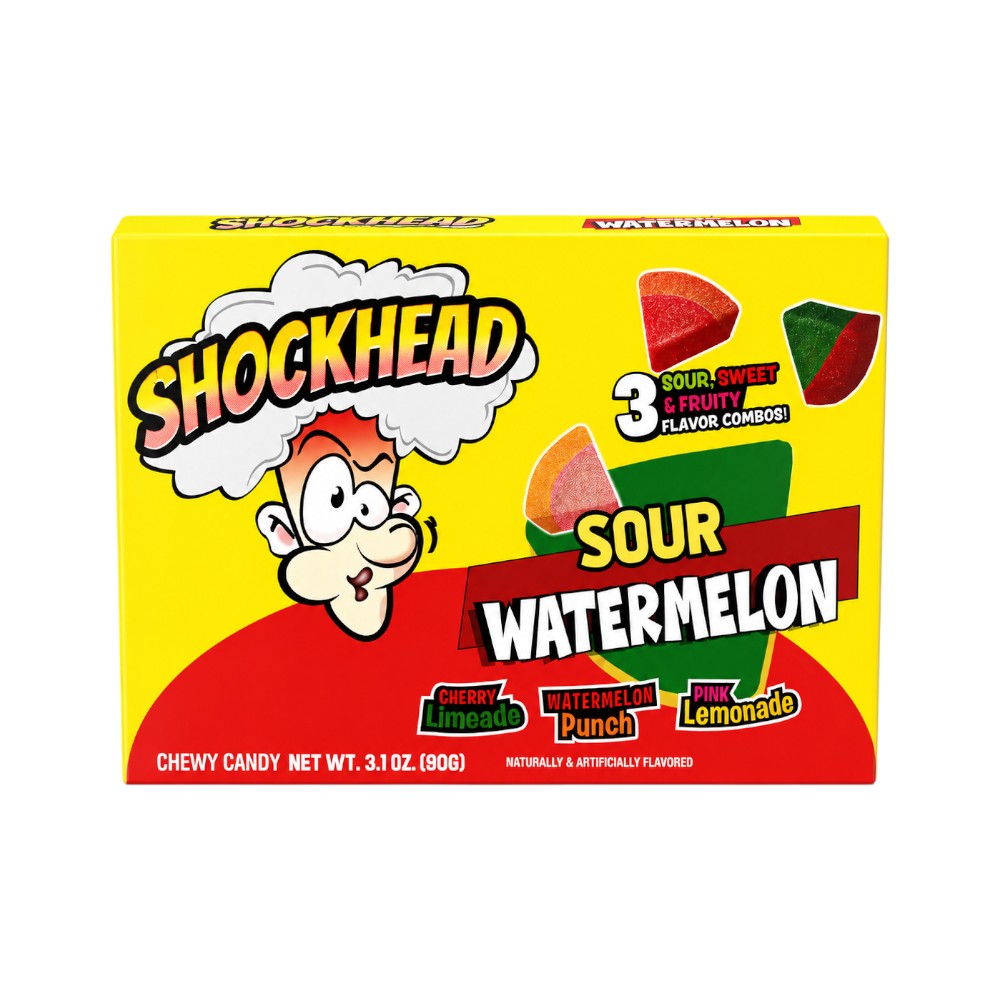 SHOCKHEAD CUBE JELLY SOUR WATERMELON 90 GM