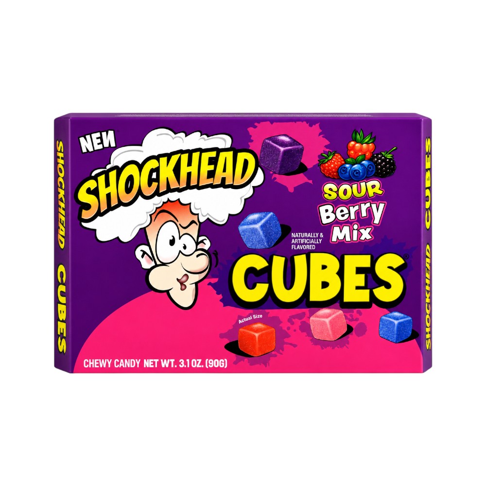 SHOCKHEAD CUBE JELLY SOUR BERRY MIX 90 GM