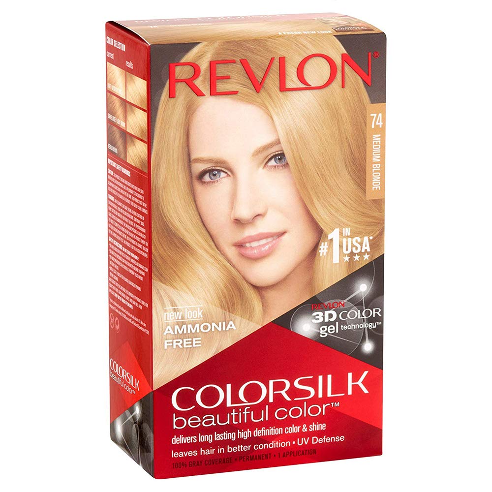 REVLON COLOR SILK 74 MEDIUM BLONDE PC