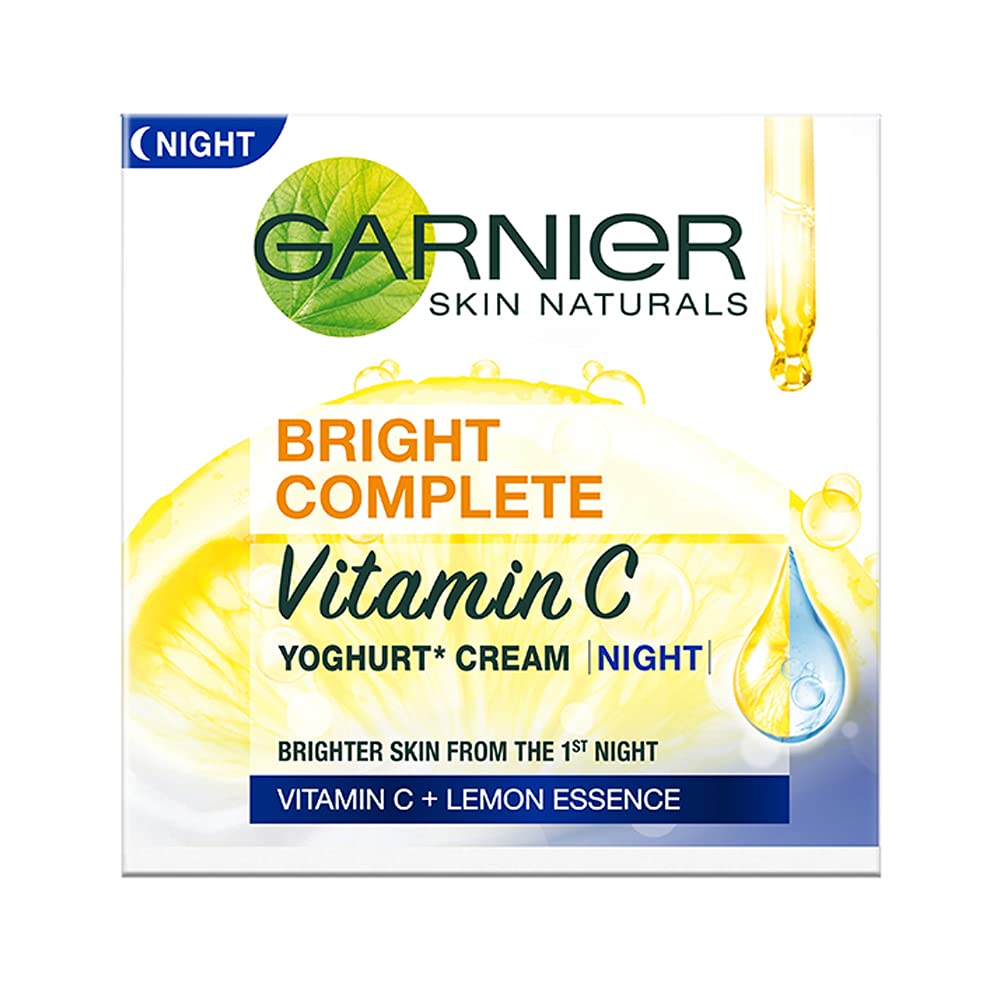 GARNIER BRIGHT COMPLETE VITMAN C NIGHT CREAM 40G