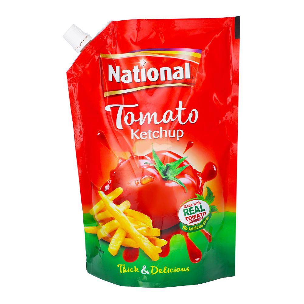 NATIONAL TOMATO KETCHUP POUCH 800 GM