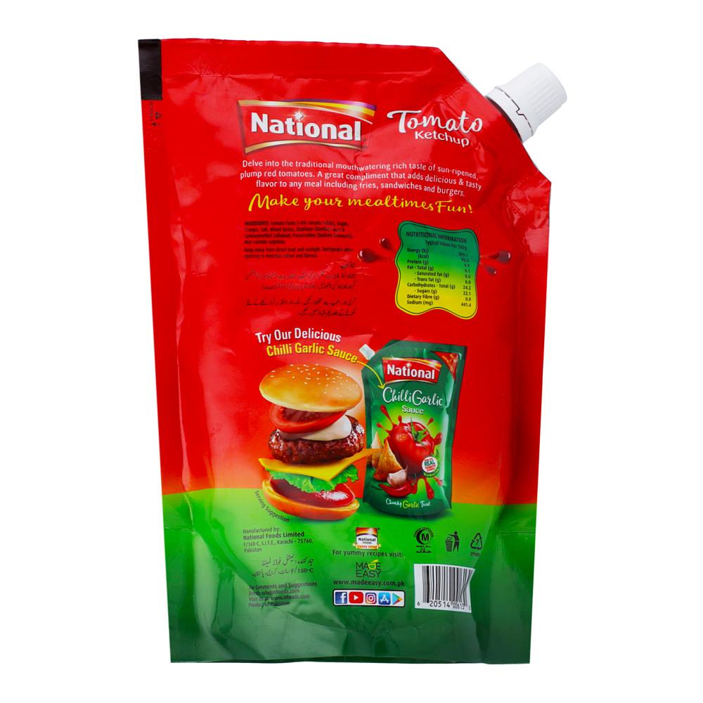 NATIONAL TOMATO KETCHUP POUCH 400 GM