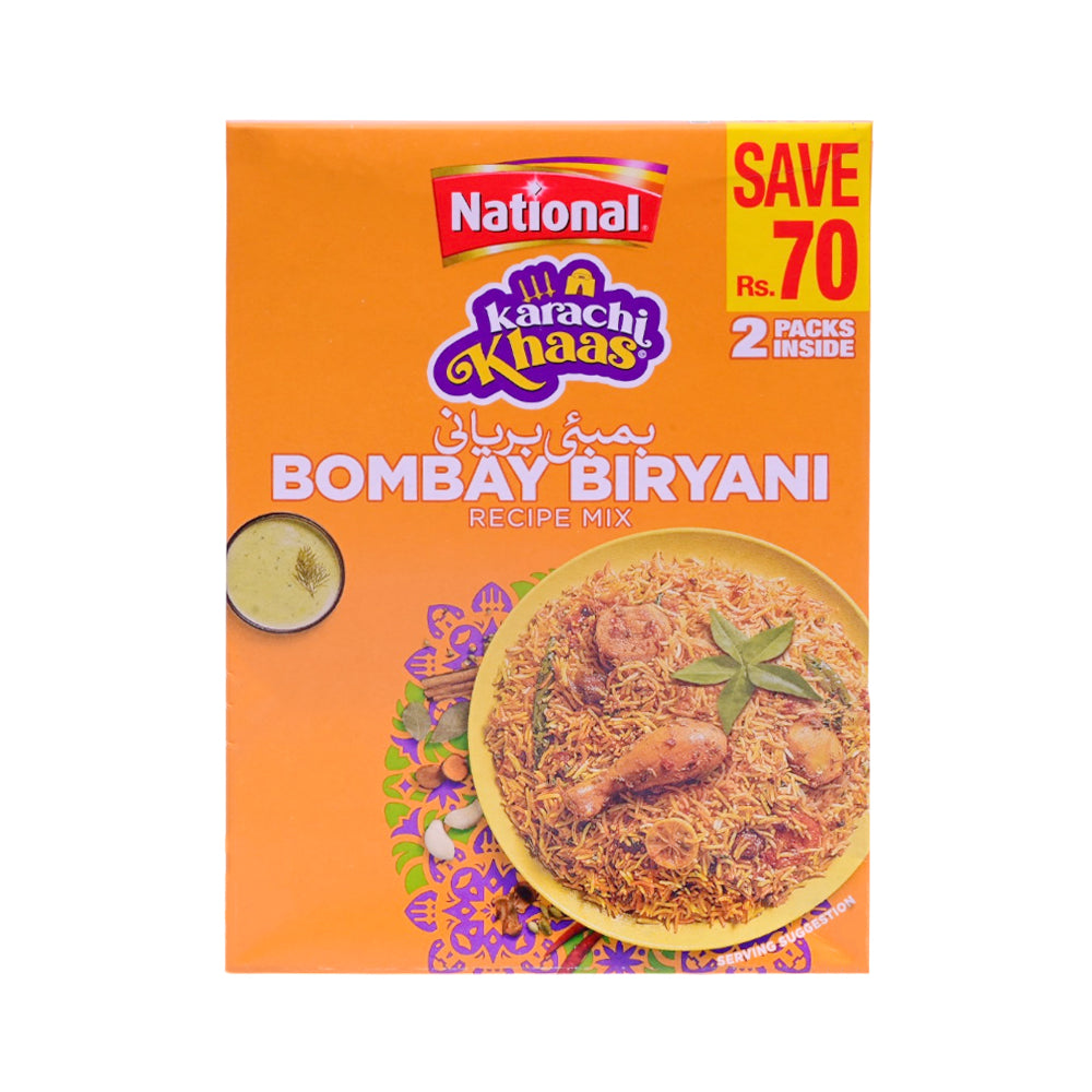 NATIONAL BOMBAY BIRYANI KK DP CP RS 60 OFF 140 GM